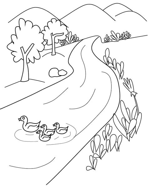 Lake Coloring Pages - Free Printable Coloring Pages for Kids