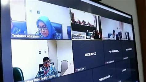 Bupati Bogor Nonaktif Ade Yasin Didakwa Berikan Suap Rp Milliar