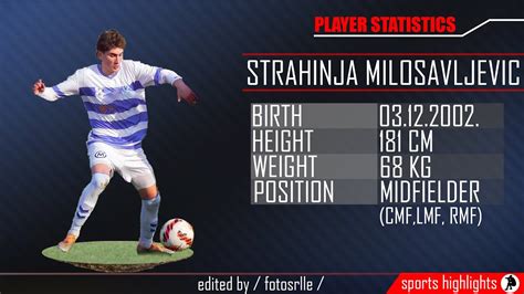 Strahinja Milosavljevic Highlights Season Youtube