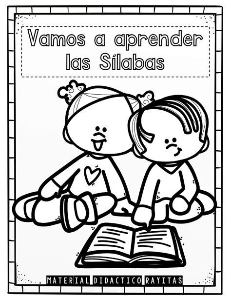 CUADERNO PARA TRABAJAR LAS SÍLABAS SIMPLES Imagenes Educativas