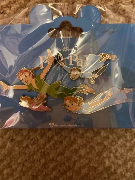 DISNEYLAND PARIS PETER Pan Wendy John Michael Pin 13 50 PicClick UK