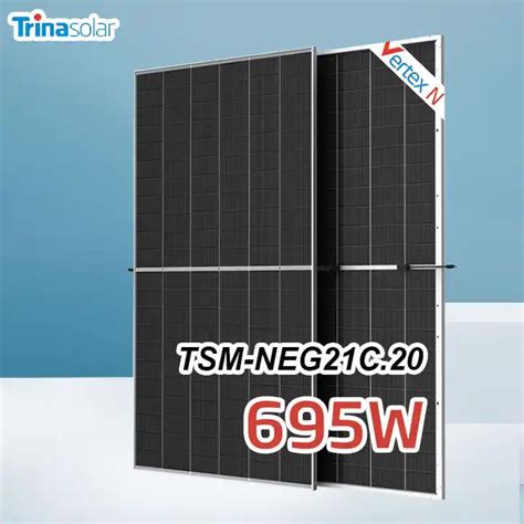 N Type I Topcon Bifacial Solar Panel Trina Solar Panel Tsm Neg C