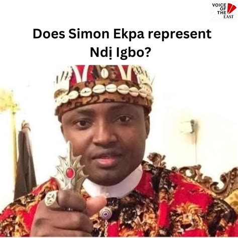 Ọlụ Ndị Igbo on Twitter Does Simon Ekpa Represent the Igbo People