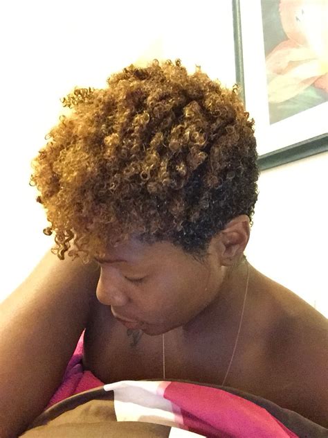 4c Natural Hair Tapered Ombré Short Natural Hair Styles Hair Styles Tapered Natural Hair