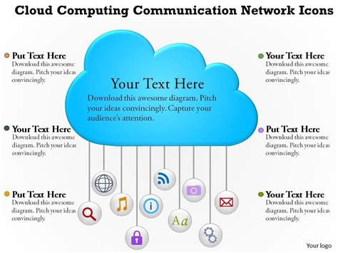 Cloud Computing Icons For Powerpoint Cloud Computing Concept Design