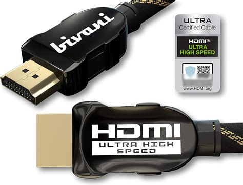 bivani Certified Câble HDMI 2 1 8K 2 mètres 48 Gbps Câble HDMI ultra