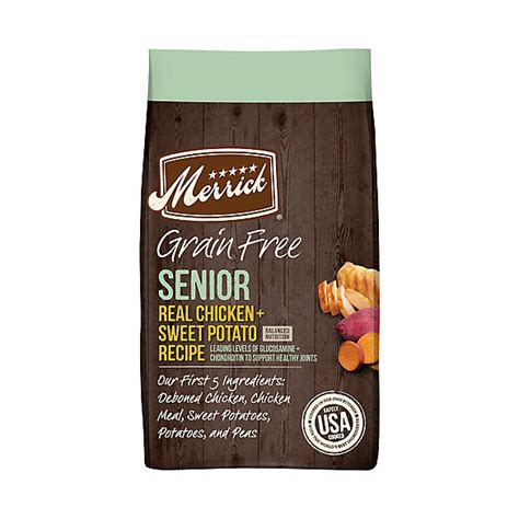 Merrick® Real Chicken Senior Dog Food - Natural, Grain Free | dog Dry ...