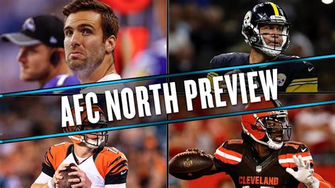 Afc North Preview Which Team Can Cheap Shot Its Way To The Playoffs