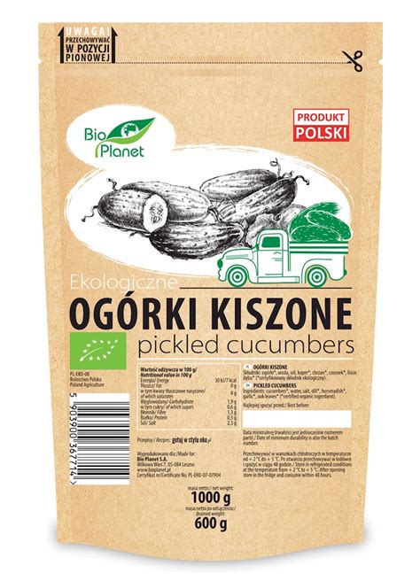 Og Rki Kiszone Bio Kg G Najni Sza Cena Bio Planet Sklep