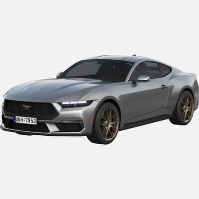 Ford Mustang 2023 - 3D Model by zifir3d