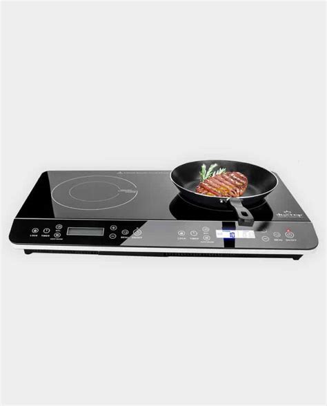 Duxtop 9620ls Lcd Portable Double Induction Cooktop 1800w Digital Electric Countertop Burner