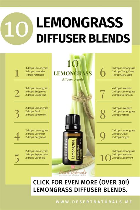 Refresh Your Space With Lemongrass Diffuser Blends Artofit