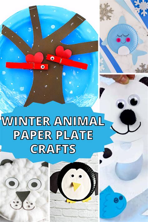 Paper Plate Winter Animals Fun And Educative Crafts For Kids