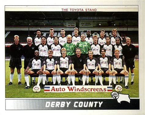 Derby County Team Group In 1995 Derby County Derby County