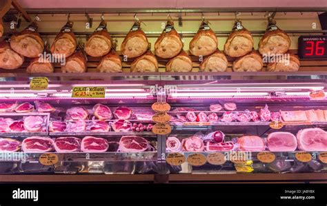 Butcher Shop In Parma Italy Stock Photo Alamy