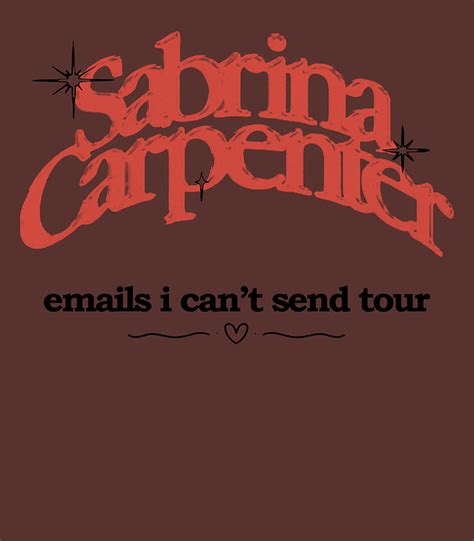 Sabrina Carpenter Emails I Cant Send Tour 2023 Front Digital Art By Mark Laforce Fine Art America