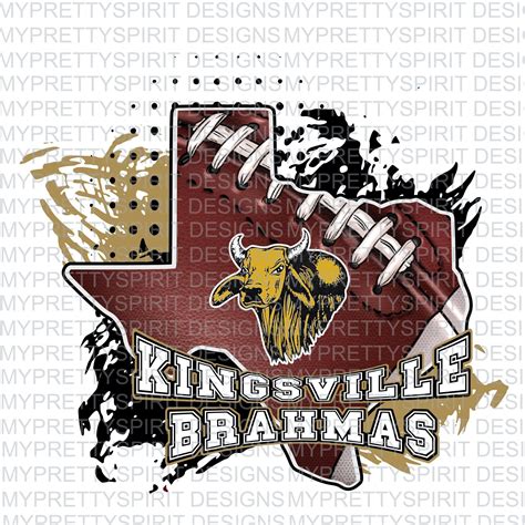 Kingsville Brahmas Football Texas Png Etsy