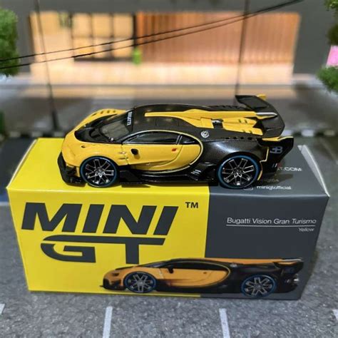 Promo Mini Gt Bugatti Vision Gran Turismo Yellow No Inno Gtr R