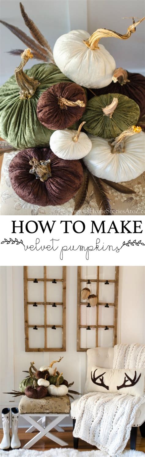 How To Make Velvet Pumpkins