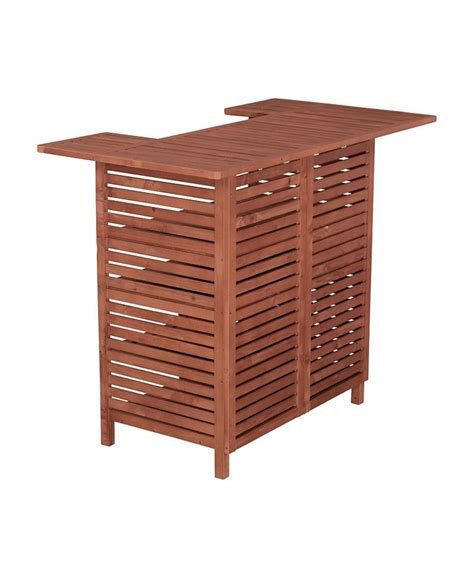 Leisure Season Outdoor Bar With Storage Macys