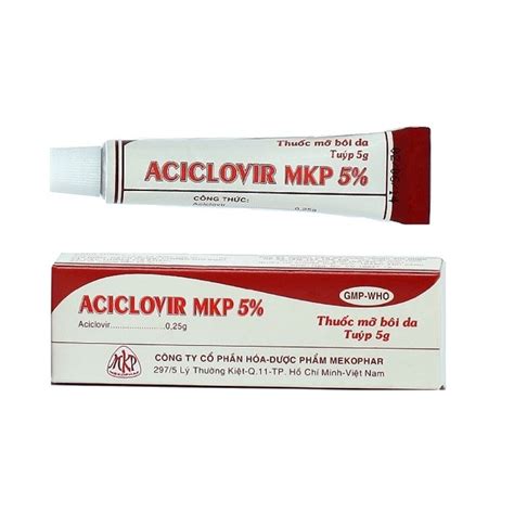 Aciclovir MKP 5 Mekophar BvNTP