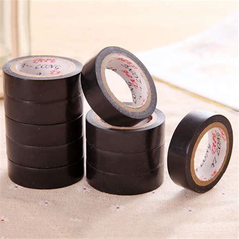 Roll Black Waterproof Pvc Adhesive Vinyl Electrical Flame Retardant