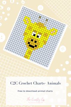 32 Crochet C2C Charts - Animals & Nature ideas | crochet chart, c2c ...