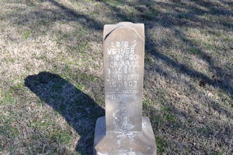 Lois Verner Thompson Monumento Find A Grave