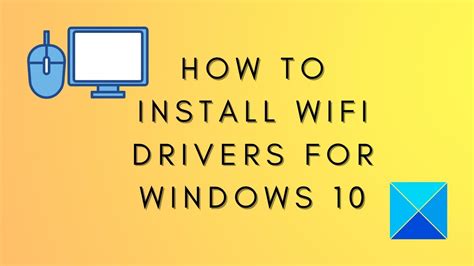 How To Install WiFi Drivers For Windows 11 10 YouTube