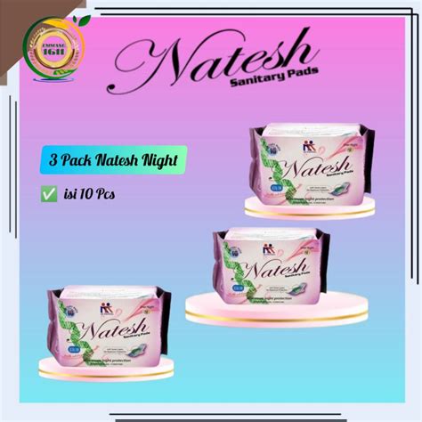 Jual Pembalut Kesehatan Natesh Pembalut Natesh Pantyliner Natesh