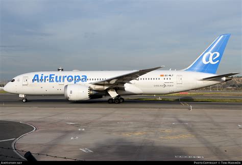 Aircraft Photo Of Ec Mlt Boeing Dreamliner Air Europa