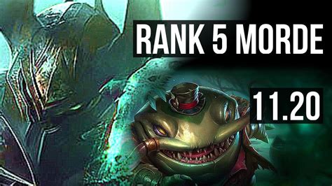 Mordekaiser Vs Tahm Kench Top Rank Morde Br Challenger V