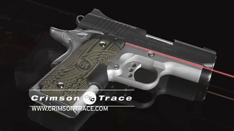 Crimson Trace Master Series™ Lasergrips® For 1911 Pistols Youtube