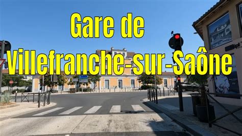 Gare de Villefranche sur Saône French region YouTube