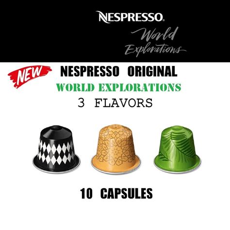 Nespresso New Original World Explorations Coffee Capsules Flavors