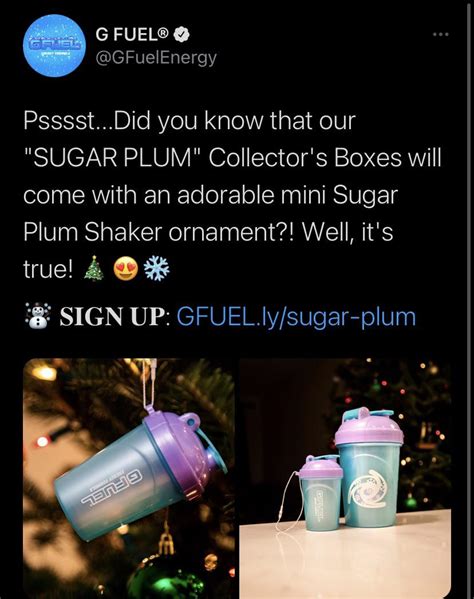 New ornament that’s comes with super plum collectors box : r/GFUEL