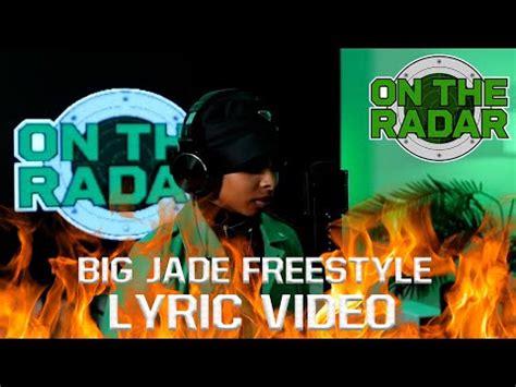 The Big Jade On The Radar Freestyle Lyric Video By Nate572 Beat