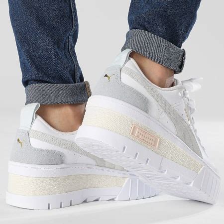 Puma Baskets Femme Mayze Wedge Pastel Puma White