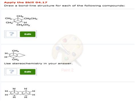 Draw A Bondline Structure For The Following Compound