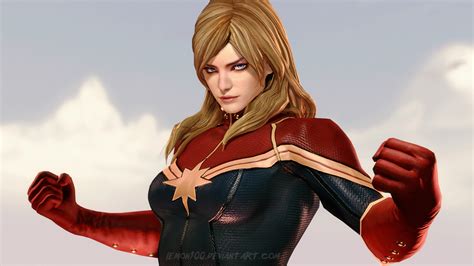 Captain Marvel Marvel Vs Capcom Infinite Sfm By Lemon100 On