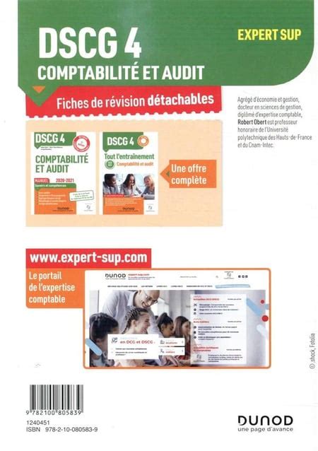 Dscg Comptabilit Et Audit Fiches De R Vision Pour R Ussir L