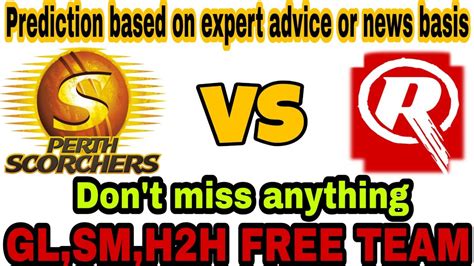 Wbbl Ps W Vs Mr W Match Prediction Dream Perth Scorchers Woman Vs