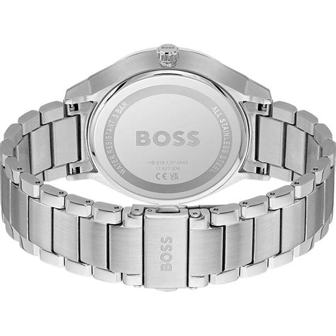 Montre BOSS Business Homme Bracelet Acier Argent MATY