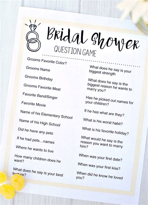 Free Printable Bridal Shower Games – Fun-Squared