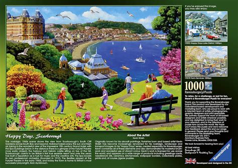 Ravensburger Happy Days Scarborough 1000pc Jigsaw Puzzle Jigsaw Puzzles