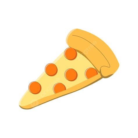 Fatia De Desenhos Animados De Clipart De Pizza Vetor Fatia De Pizza