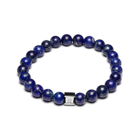 Bracelet Gemini G7 Gem Lapis Lazuli Bleu Homme Sur Bijourama