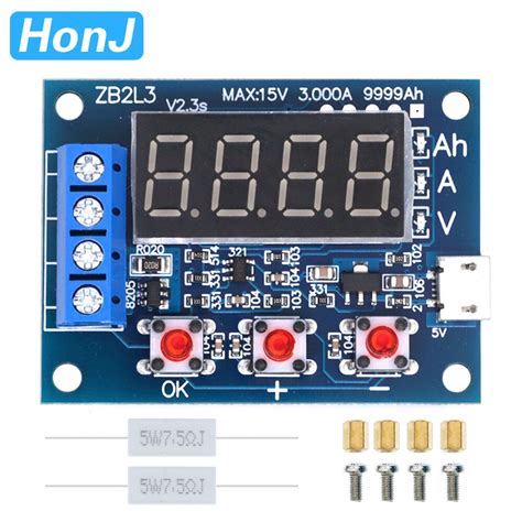 ZB2L3 18650 Li Ion Lithium Battery Capacity Tester Resistance Lead