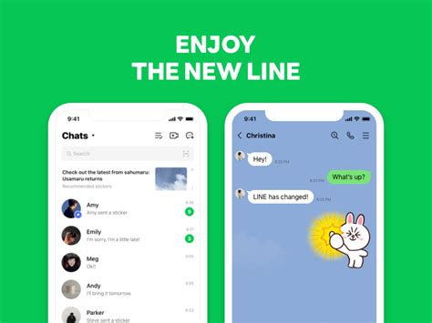 Introducing The First Line App Redesign Line Corporation News