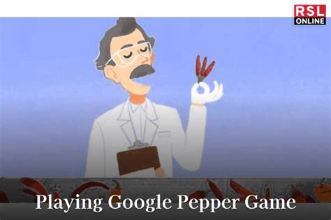 Google Pepper Game - How To Play This Game On Google?